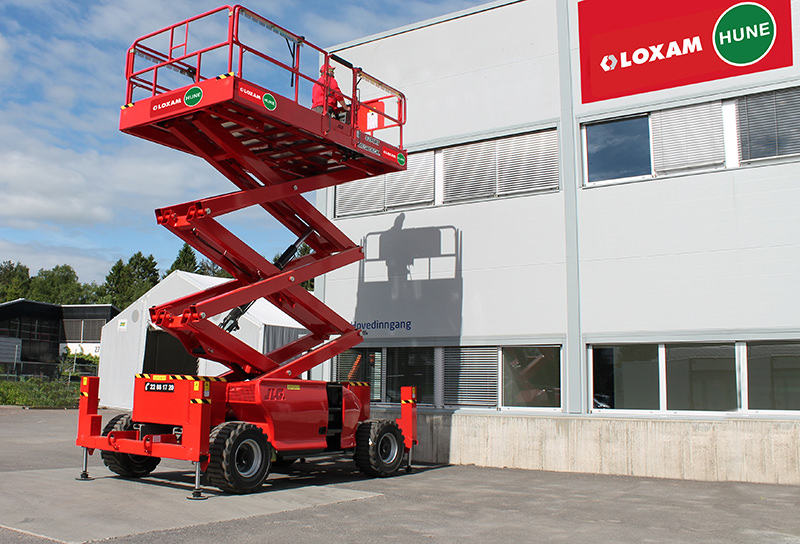 Alquiler de equipos y material para rodajes LOXAM plataforma tijera