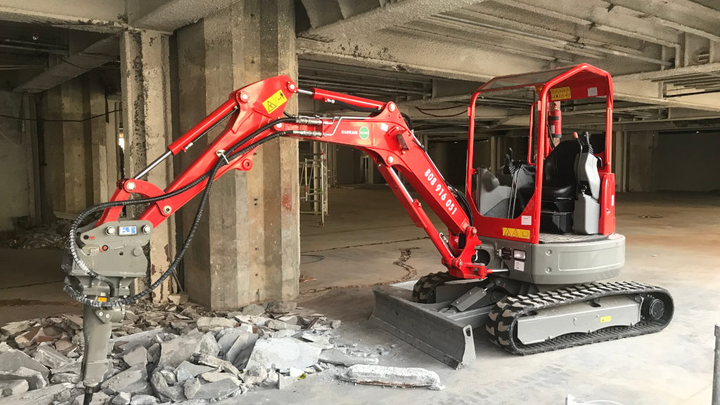 miniexcavadoras maquina todoterreno