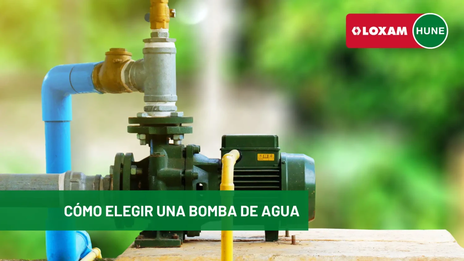 Cómo elegir una bomba de agua perfecta