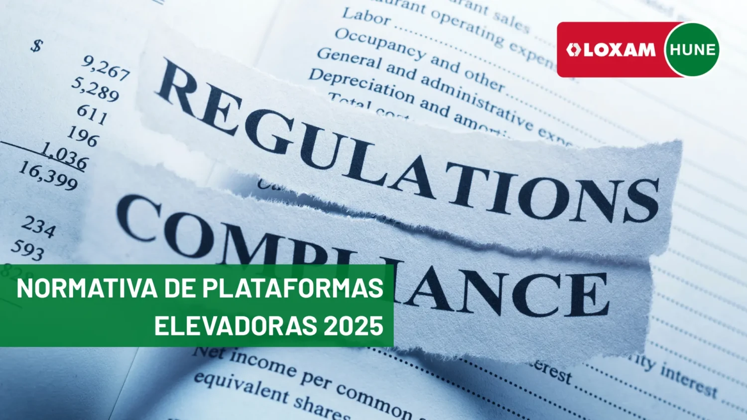 Normativa de plataformas elevadoras 2025