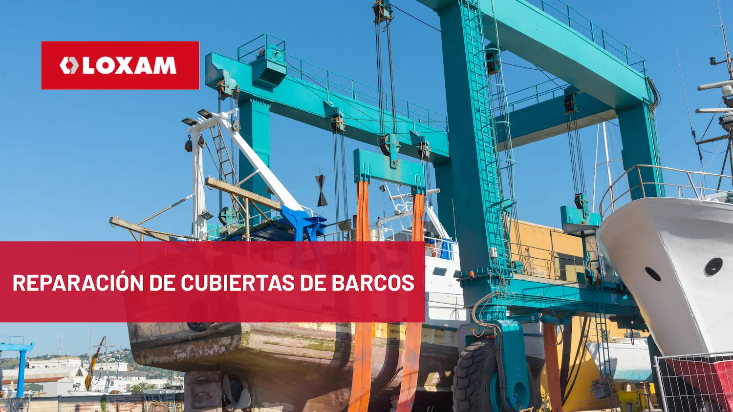 Reparación de cubiertas de barcos