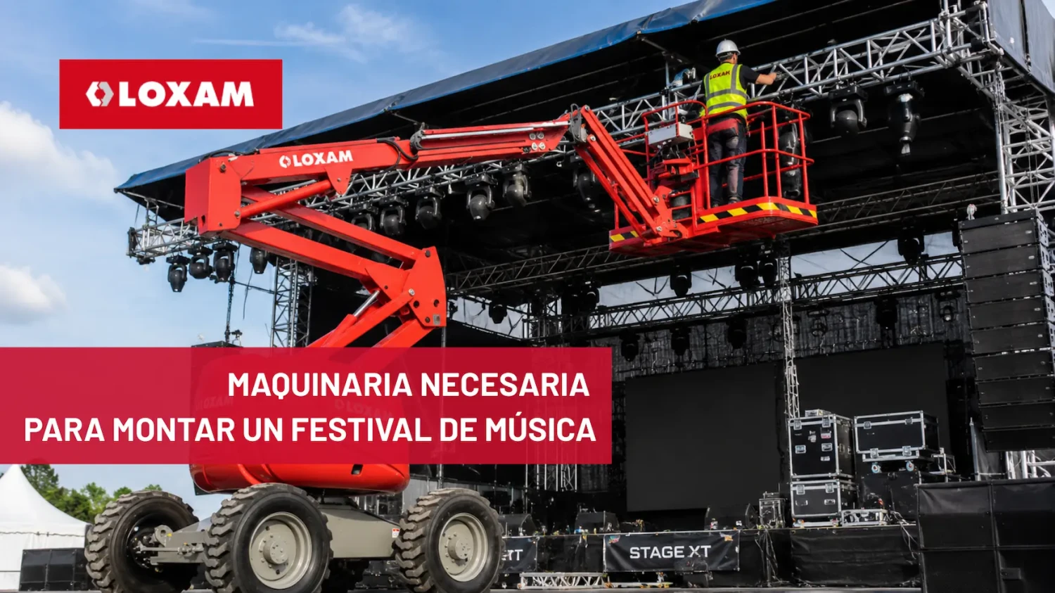 Maquinaria necesaria para montar un festival de música