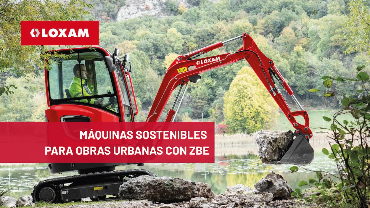 Maquinas sostenibles para obras urbanas en zbe