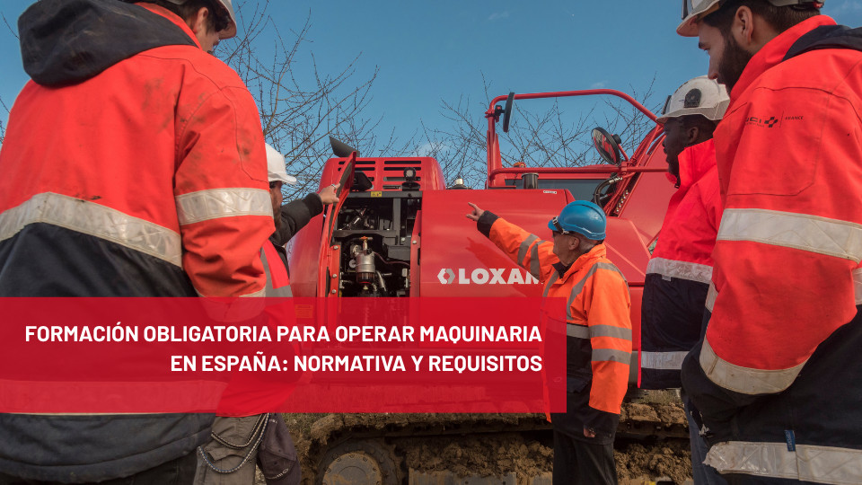 formación obligatoria para operar maquinaria