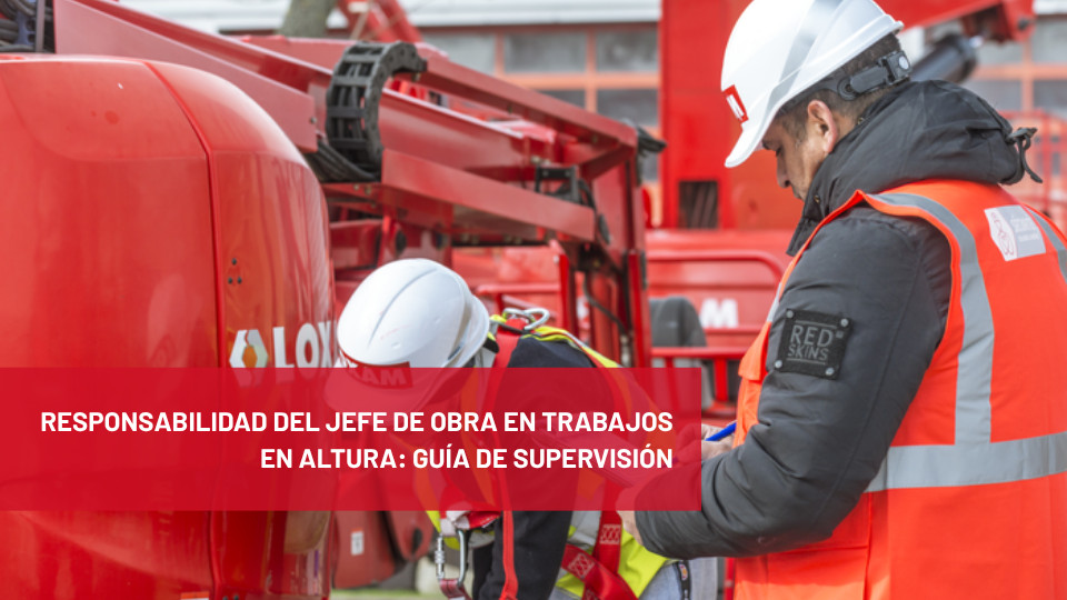 responsabilidad del jefe de obra