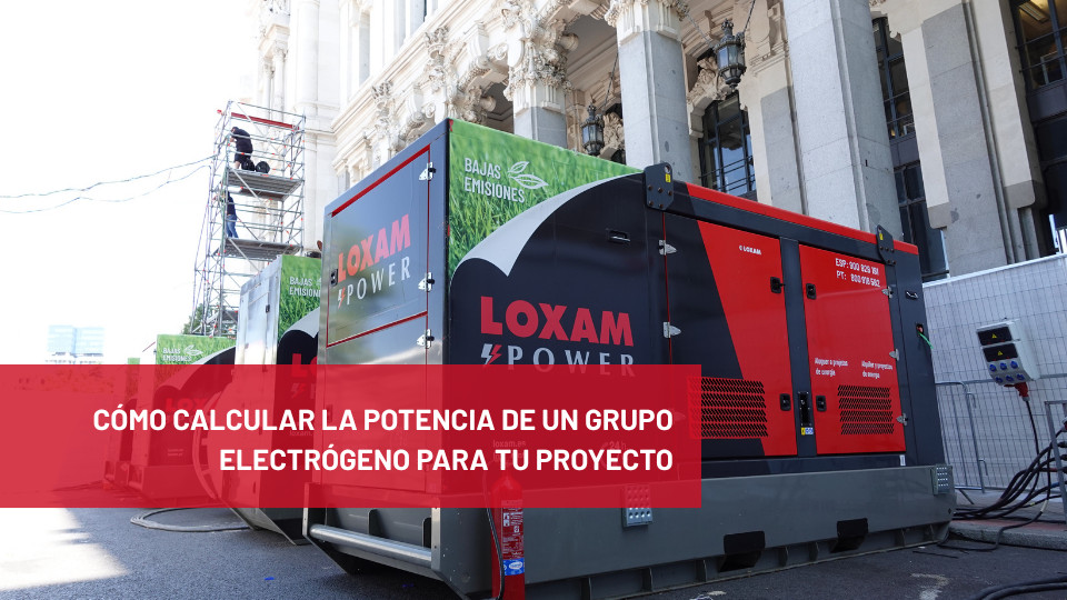 cómo calcular la potencia de un grupo electrógeno