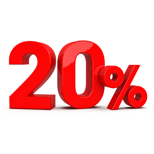 20%
