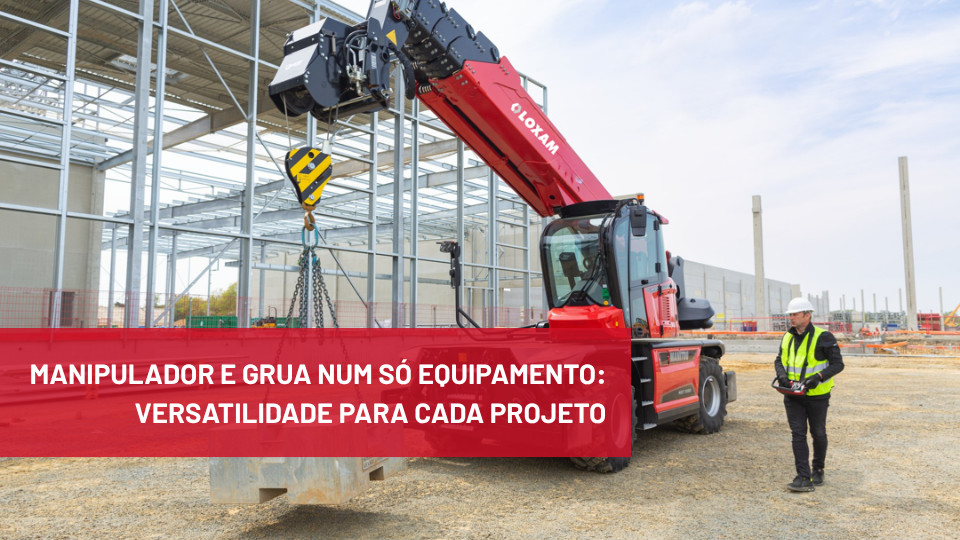 manipulador telescópico como grua