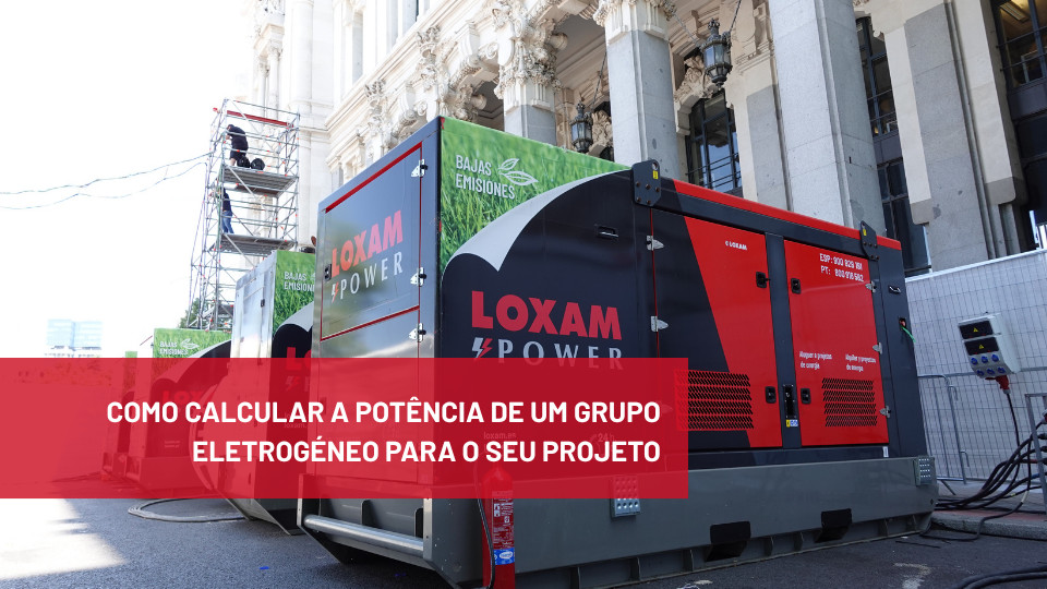 como calcular a potência de um grupo eletrogéneo