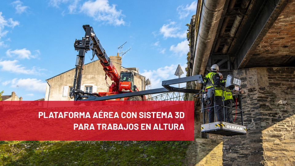 plataforma aérea con sistema 3D